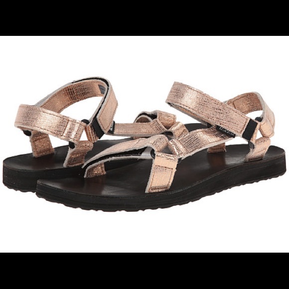 rose gold tevas